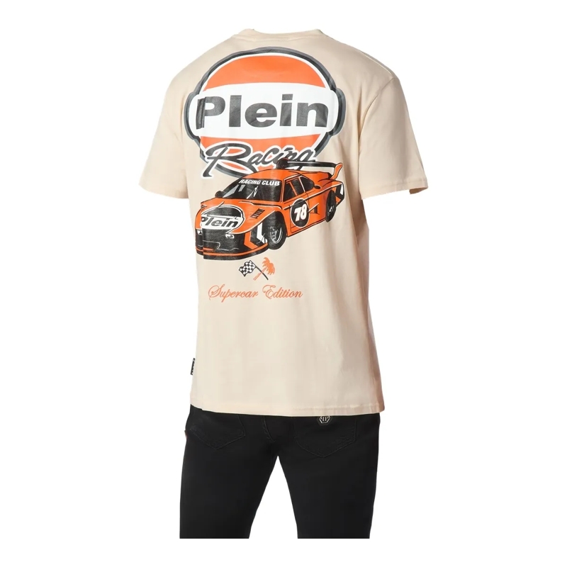 Philipp Plein T-Shirt T-Shirt Racing beige(Image 12)