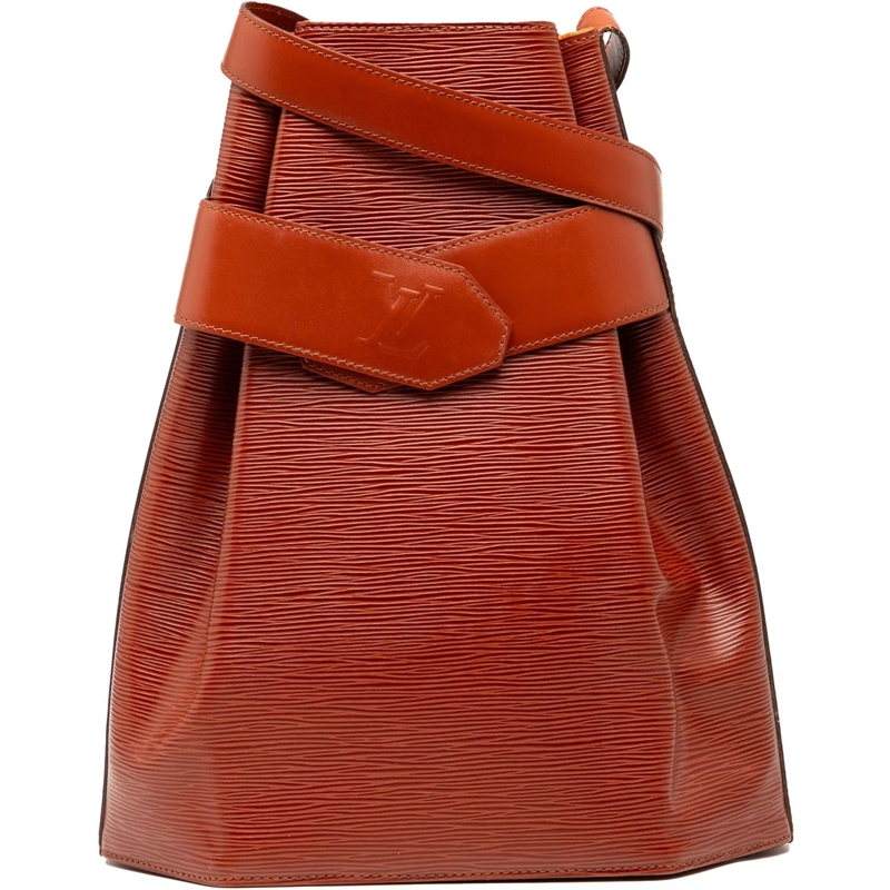 Louis Vuitton Schultertasche Epi Sac D Epaule GM braun