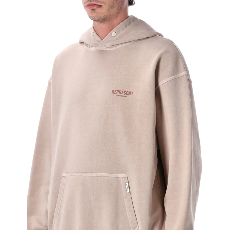 Represent  Owners Club Hoodie Dusty Mauve taupe(Image 3)
