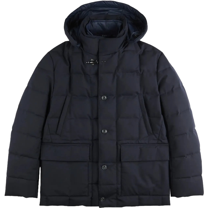 Fay Doudoune Coats Blue blau