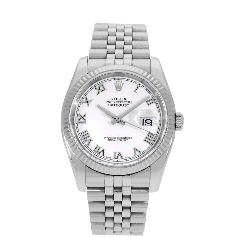 Rolex Automatikuhr Datejust Weiß(Image 2)