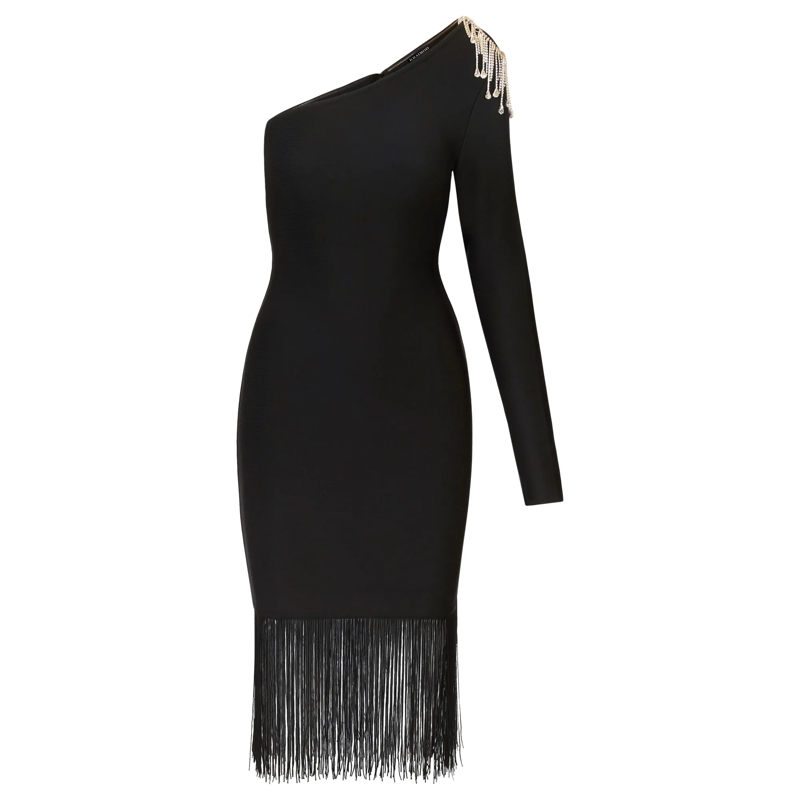 Kraimod Cocktailkleid Bandagekleid schwarz