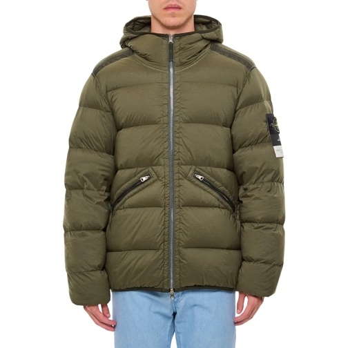 Stone Island Down Jacket Seamless Tunnel Nylon Down -Tc Green Dunjackor