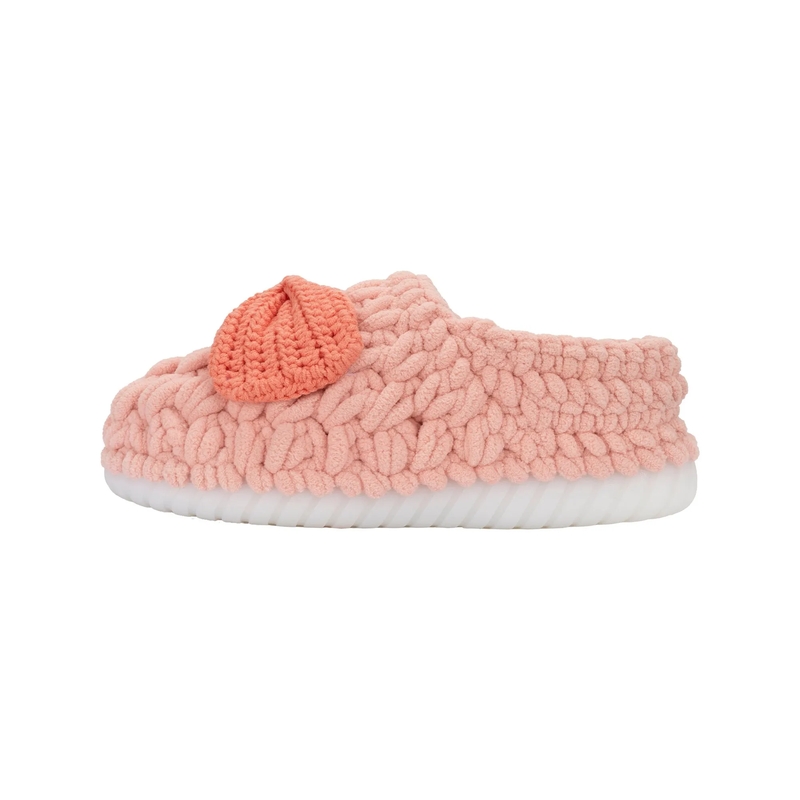 UZURII Hausschuhe slipper Fluffy Pink Bow rosa(Image 2)