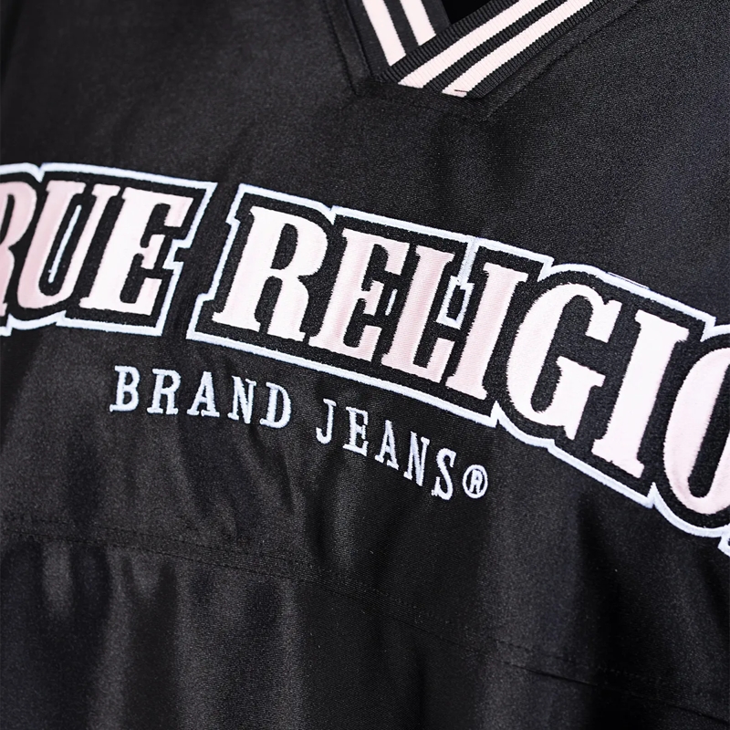 True Religion Maxikleid - Besticktes Longshirt- Wird als Kleid getragen- schwarz(Image 5)