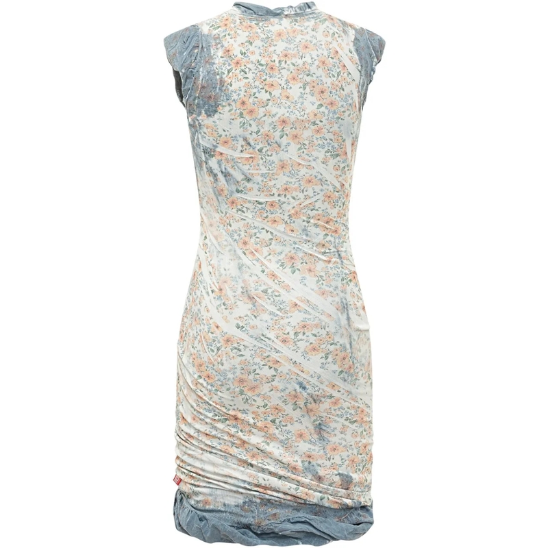 Diesel Robe midi Abito Corto Drappeggiato con Stampa Floreale mehrfarbig(Image 2)