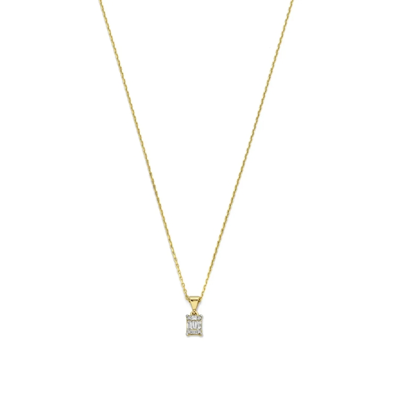 Isabel Bernard Medium Halsketting De la Paix Maxime 14 karat necklace | diamond 0.11 Gold