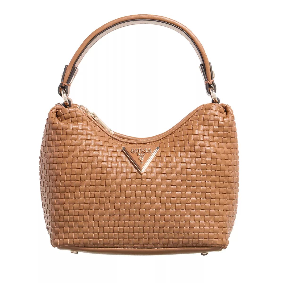 Guess Hobo Bag - Etel Mini Hobo - Gr. unisize - in Cognacbraun - für Damen