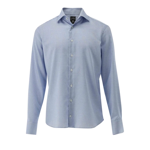 VAN LAACK Hemden Hemd Tailor Fit Dessiniert blau