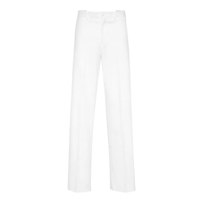 Philipp Plein Hose Hose Mit Weitem Bein weiss