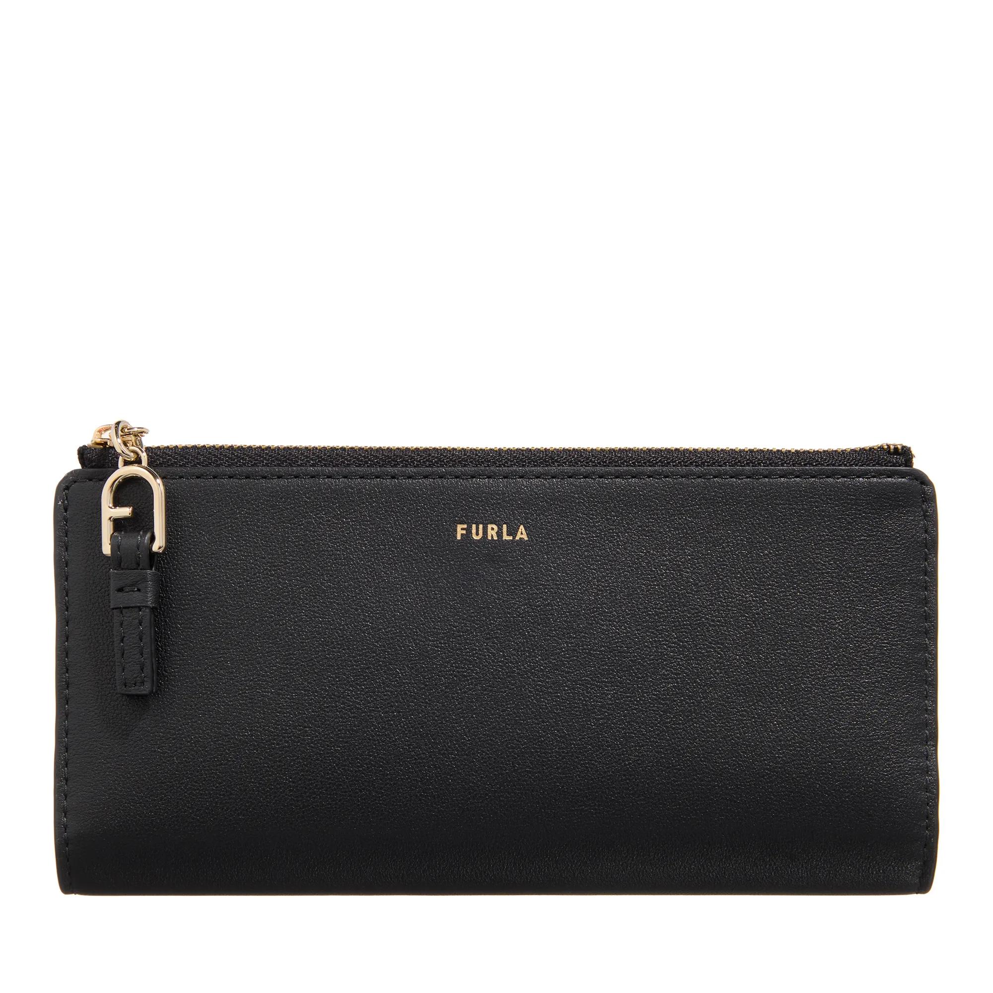 Furla Portemonnaie - Furla Nuvola Continental Bifold - Gr. unisize - in Schwarz - für Damen