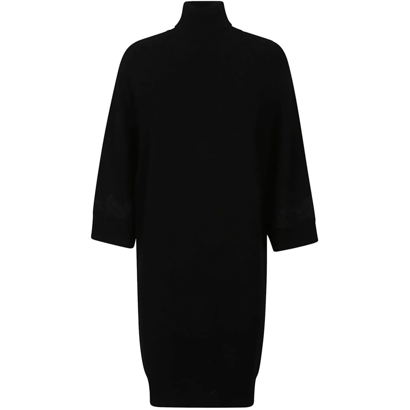 Ermanno Firenze Midikleid Dress Black schwarz