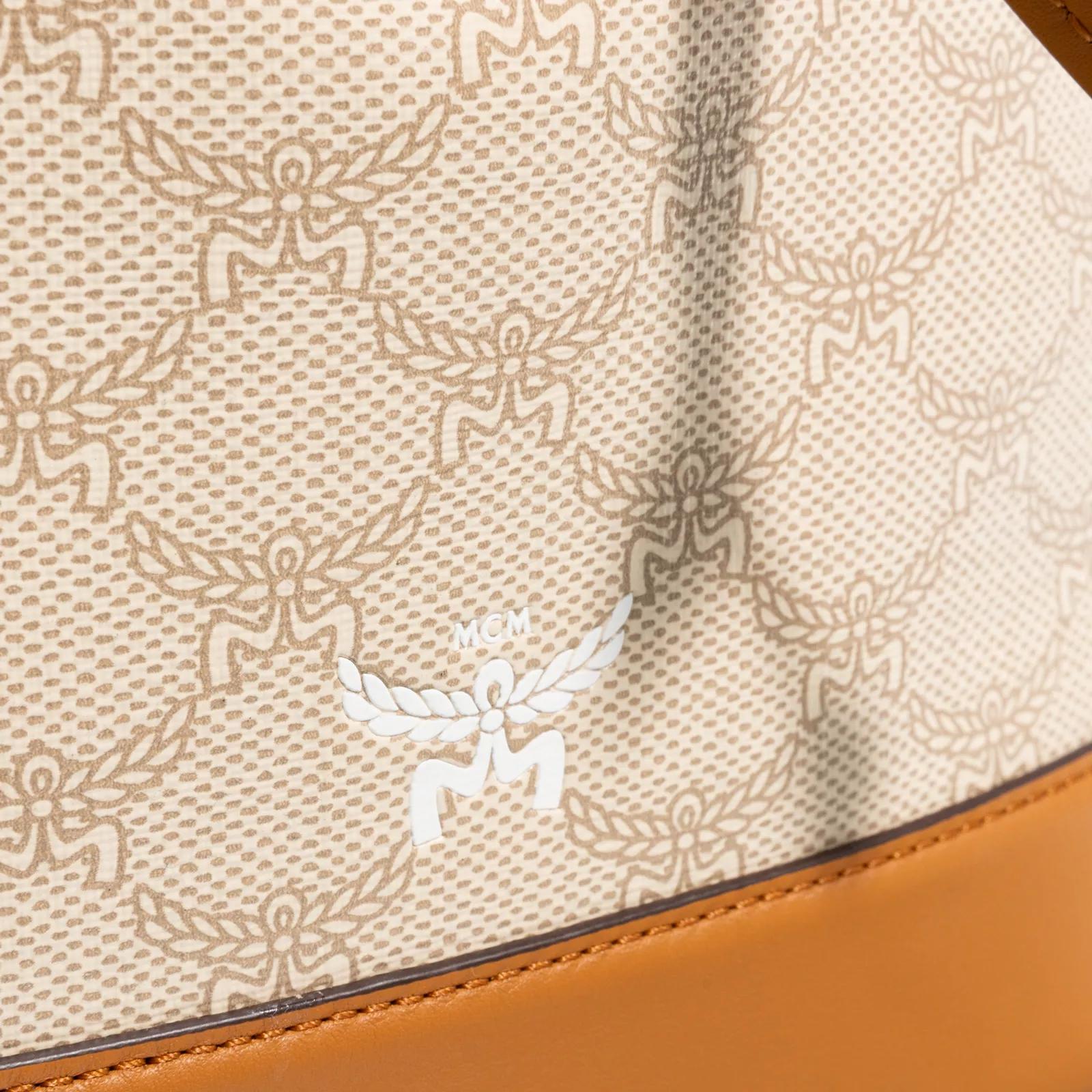 MCM Bucket bags Himmel Drawstring in beige