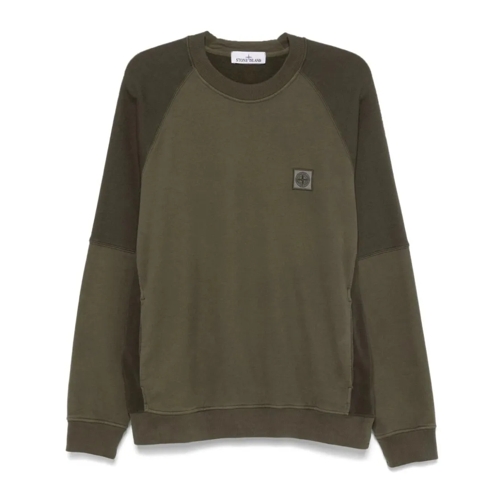 Stone Island Sweatshirts Compass-Badge Sweatshirt Green