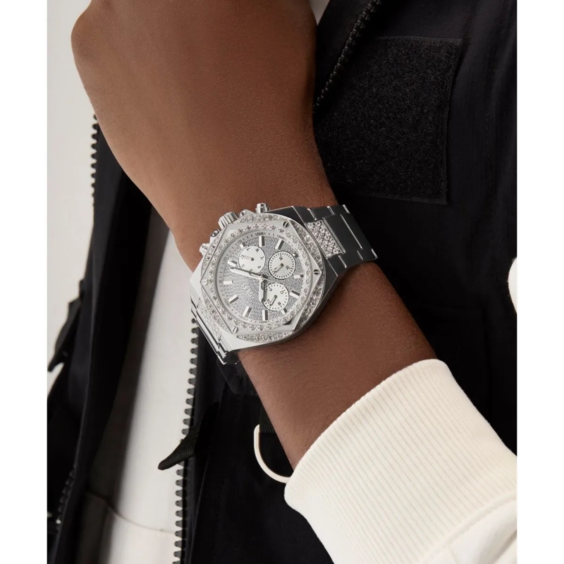 Guess Quarzuhr Quarz-Analoguhr Fury silber(Image 3)