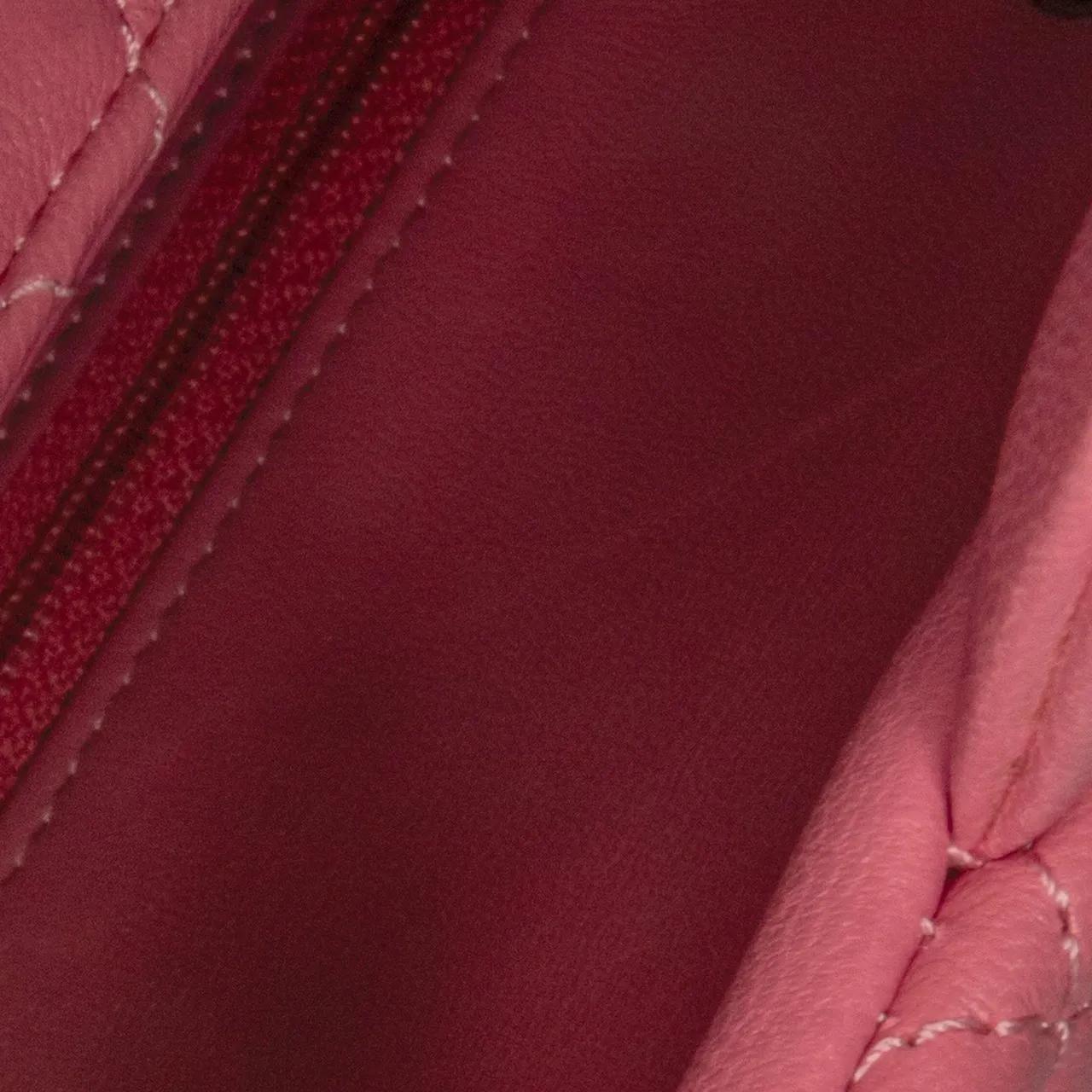 Chanel Hobo bags 2019 Mini Square Classic Lambskin Single Flap in poeder roze