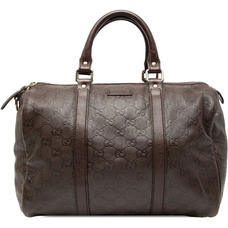 Gucci Fourre-tout Medium Guccissima Joy Boston Bag braun