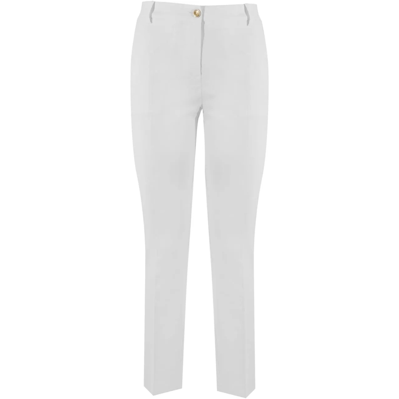 Pinko Pantalon Trousers Bianco-Biancaneve weiß