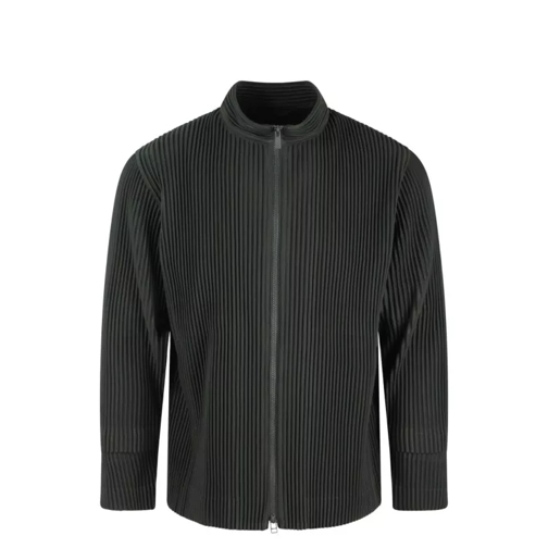 ISSEY MIYAKE PLEATS PLEASE Cargo Pleated Jacket Black 