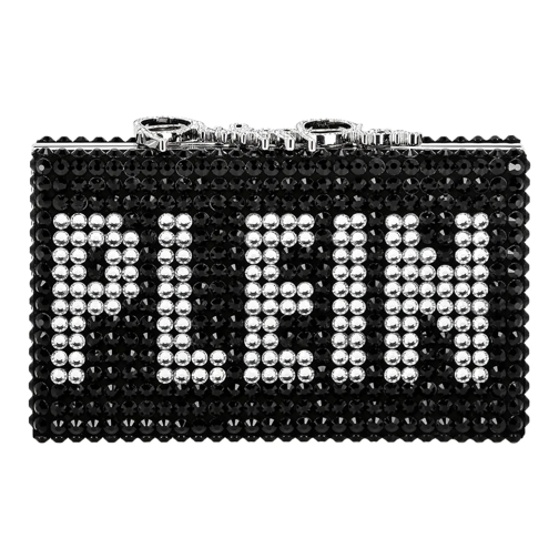 Philipp Plein Clutch Clutch Mit Schmucksteinen schwarz