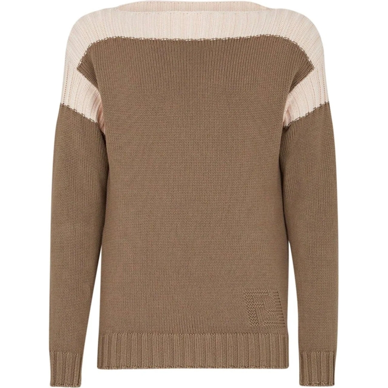 Fendi  Cotton Pullover Brown