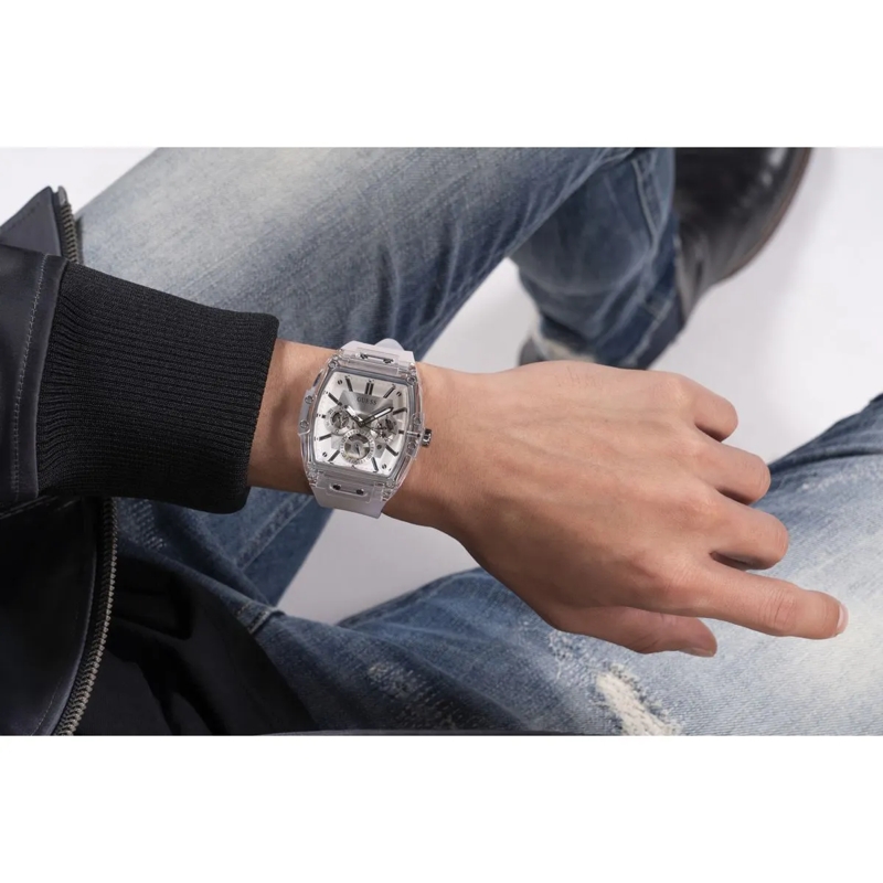 Guess Quarzuhr Quarz-Analoguhr Phoenix weiss(Image 2)