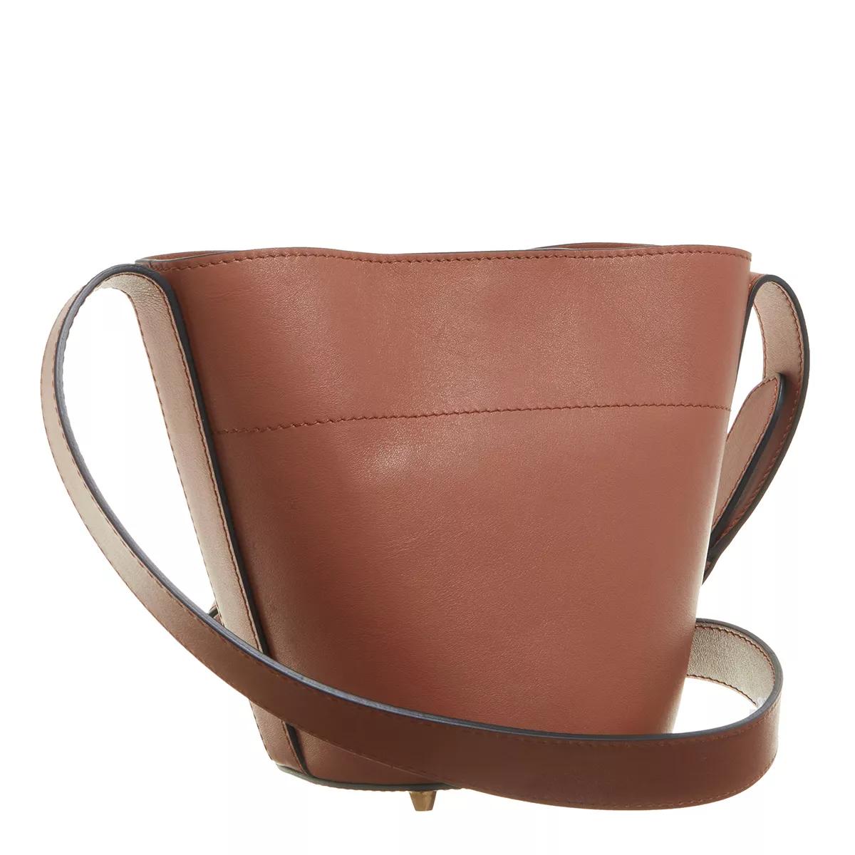 Moschino Crossbody bags Metal Toggle Shoulder Bag in bruin