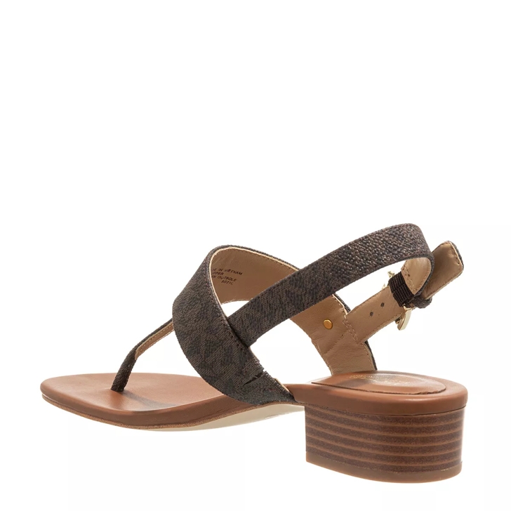 Brown mk sandals clearance