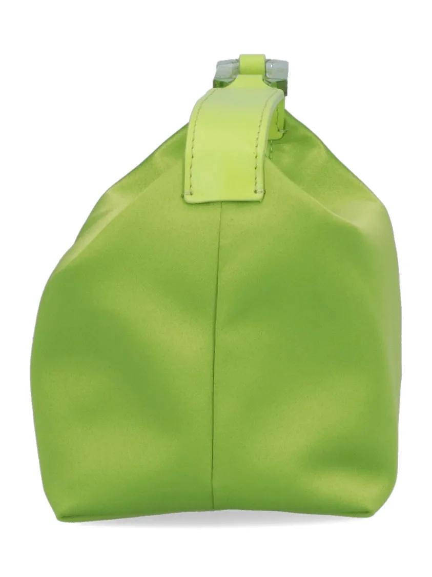 Eera Crossbody bags "Satin Moon" Top Handle Bag – Green in groen