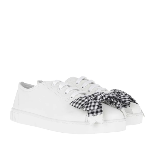 Miu Miu Sneakers With Removable Bow White sneaker basse