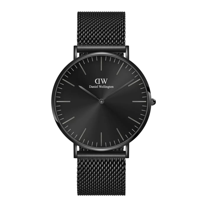 Daniel Wellington Quarzuhr Classic Revival Uhr Schwarz