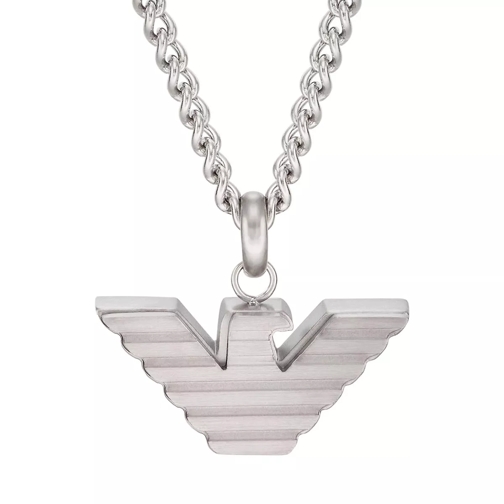 Emporio Armani Mittellange Halskette Stainless Steel Pendant Necklace Silver (Image 2)