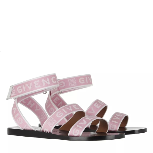 Givenchy 4G Webbing Sandals Pink White Sandale