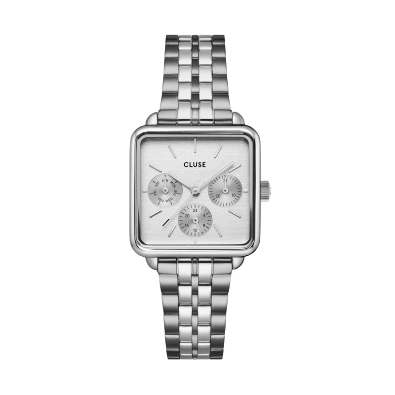 CLUSE Montre à quartz La Tétragone Multi Uhr Silber
