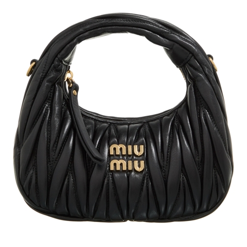 Miu Miu Mini Bag Matelasse Leather Mini Black