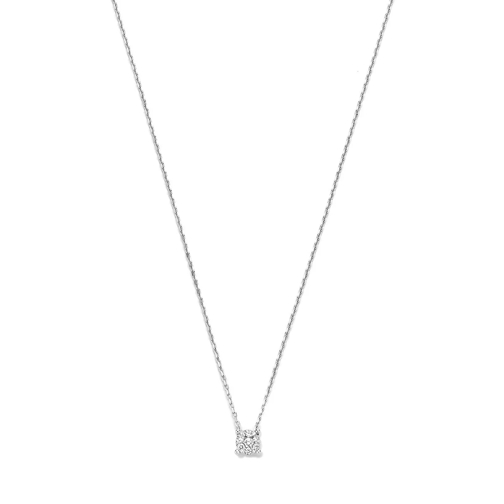 Isabel Bernard De la Paix Hanaé 14 karat necklace | diamond 0.08  White gold Korte Halsketting