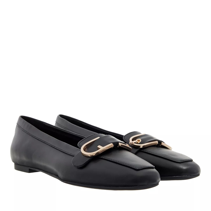 Ballerines En Cuir Furla Noires Taille 39 - Neuf Avec Emballage, Marque Italienne