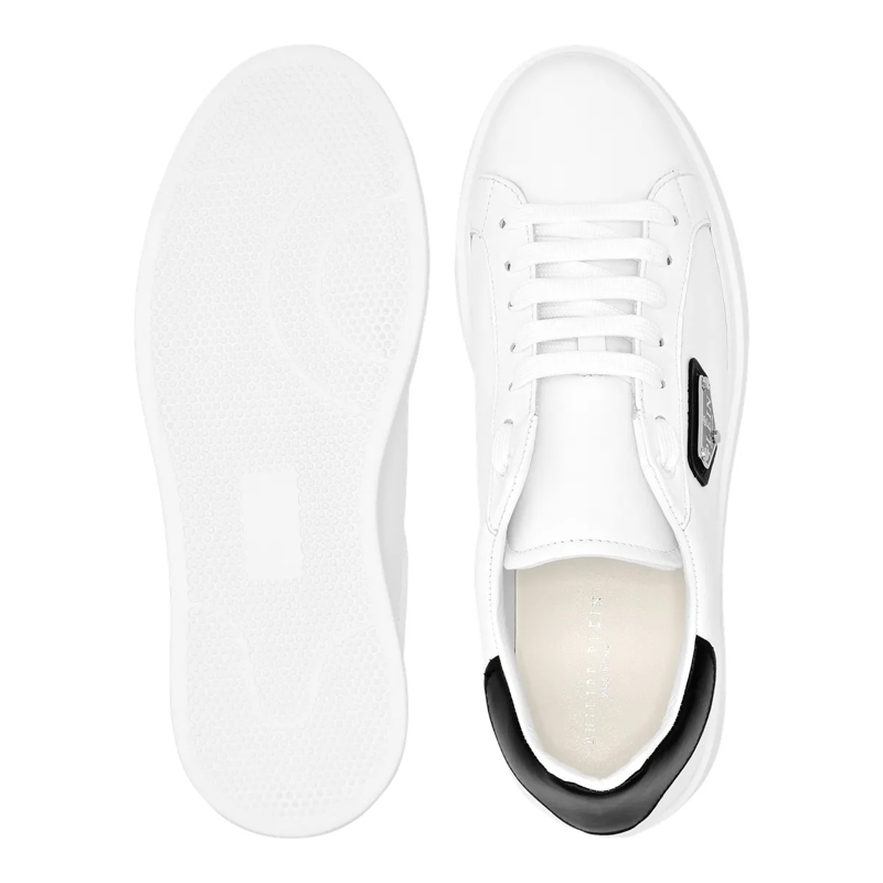 Philipp Plein Low-Top-Sneaker Lo-Top Turnschuhe Titan weiss(Image 4)