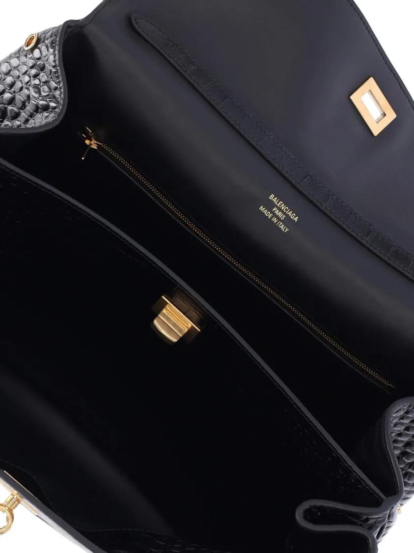 Balenciaga Hobo bags Medium 'Rodeo' Bag – Black in zwart