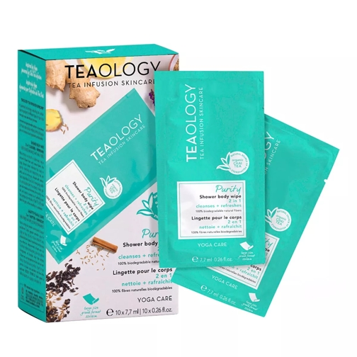 TEAOLOGY Purity Shower Body Wipe Multipack X 10 - Yoga Care Duschschaum