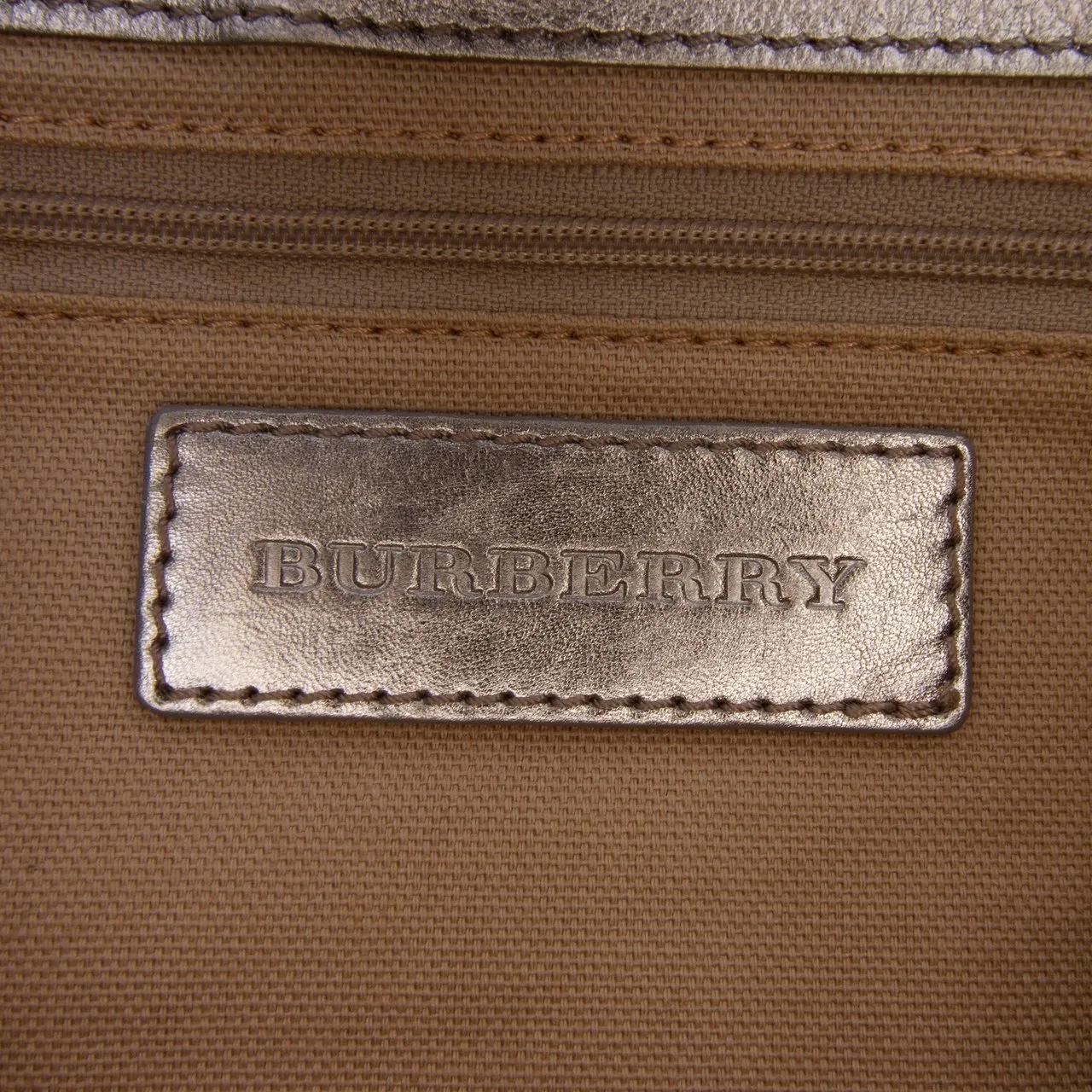 Thumbnail - Burberry Crossbody Bags - Haymarket Check Coated Canvas Ravensdon Handbag - Gr. unisize - in Silber - für Damen