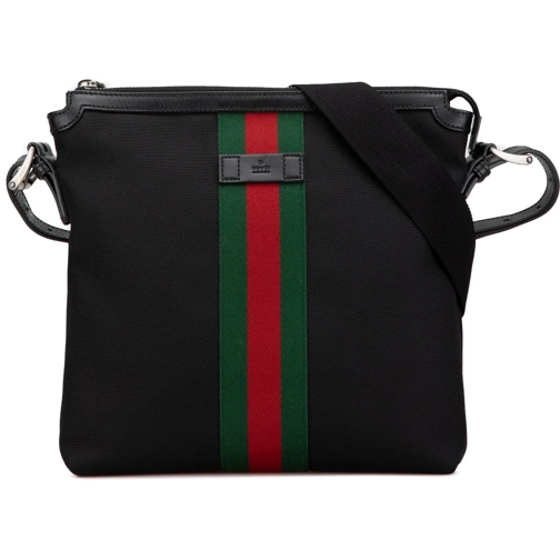 Gucci Sac à bandoulière 2016-2024 Techno Canvas Web Messenger Bag schwarz