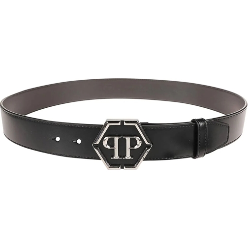 Philipp Plein Gürtel Hexagon Belt Black schwarz