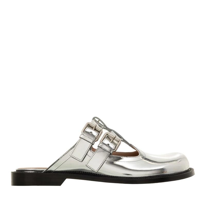 Loewe Mules Flats Mule Silver