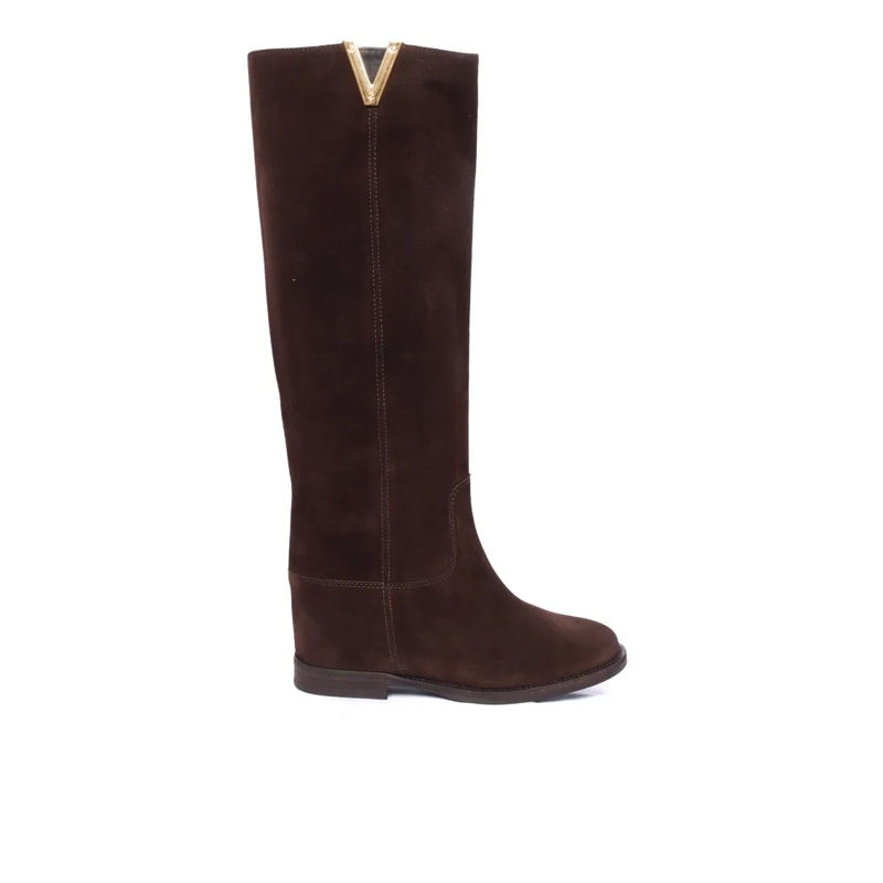 Via Roma 15 Bottes V-Shaped Boot Brown
