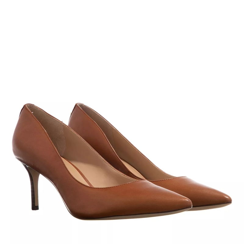 Lauren Ralph Lauren Pumps Lanette Closed Toe Pumps Deep Saddle Tan