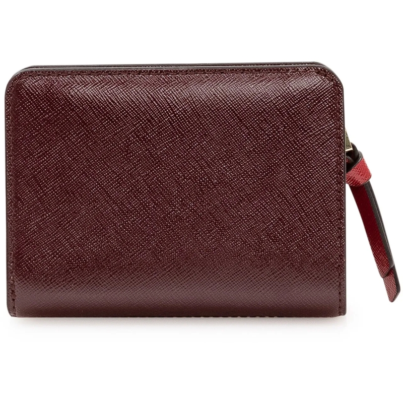 Marc Jacobs Geldbörse The Mini Compact Wallet con Placca Logo schwarz(Image 4)