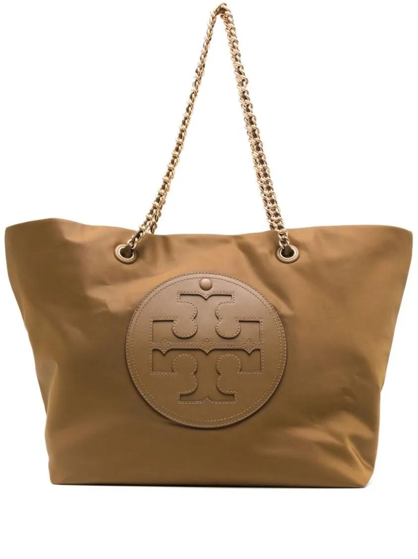 Tory Burch Tote - Nylon Shopping Bag - Gr. unisize - in Braun - für Damen