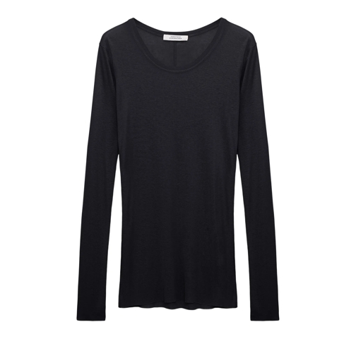 Dorothee Schumacher LIGHT SOFTNESS SHIRT 999 Pure Black Camicie