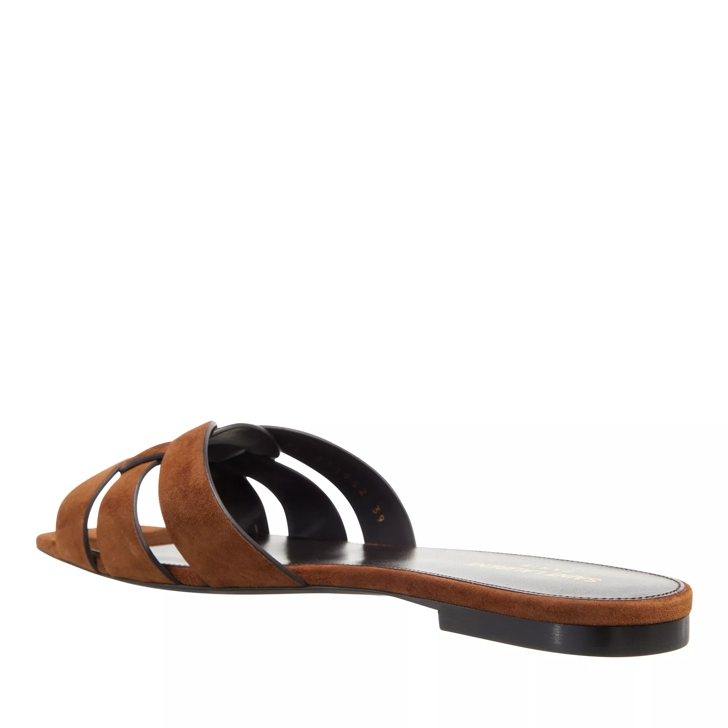 Saint laurent nu on sale pieds 5 leather sandals